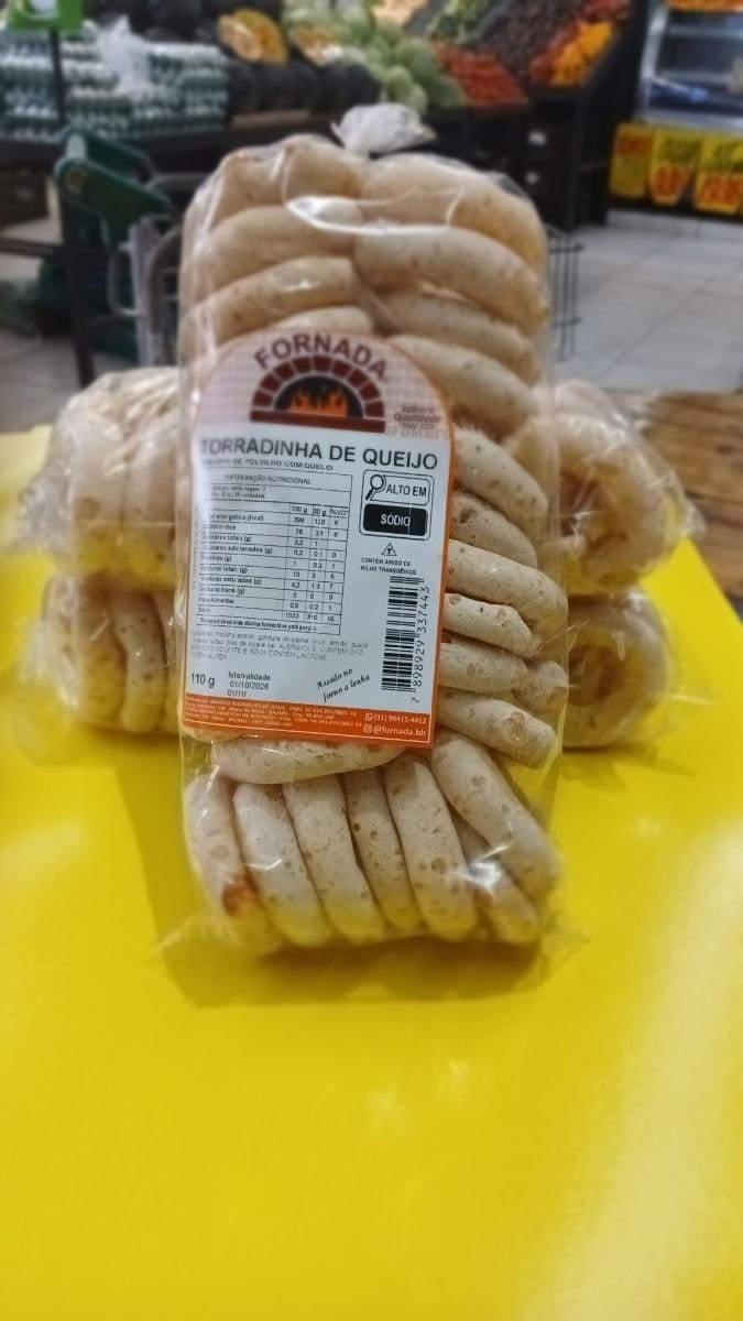 BISCOITO DE POLVILHO torradinha de queijo pct - Foto 1