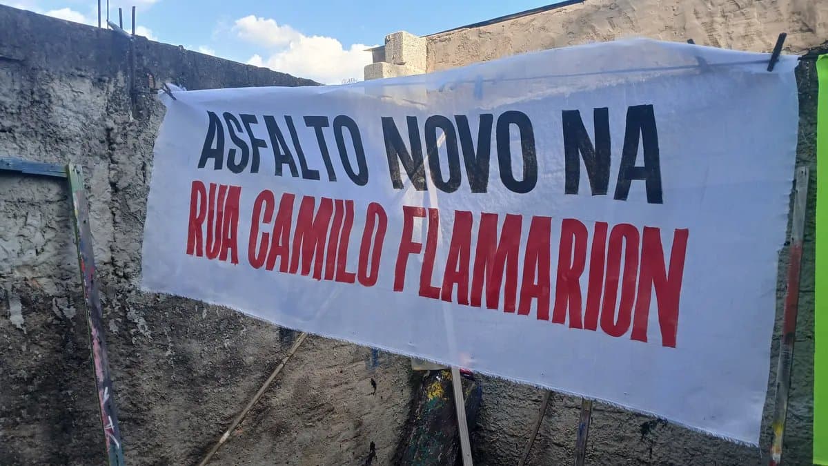 Faixas comunicação visual